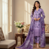 Unstitched Embroidered Lawn Suit